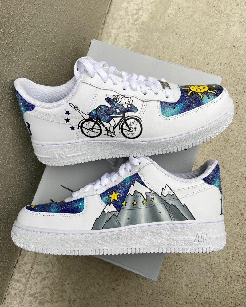 Bicycle day Air Force 1 Custom