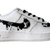 Black LV Air Force 1 Custom