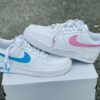 Blue And Pink Air Force 1 Custom