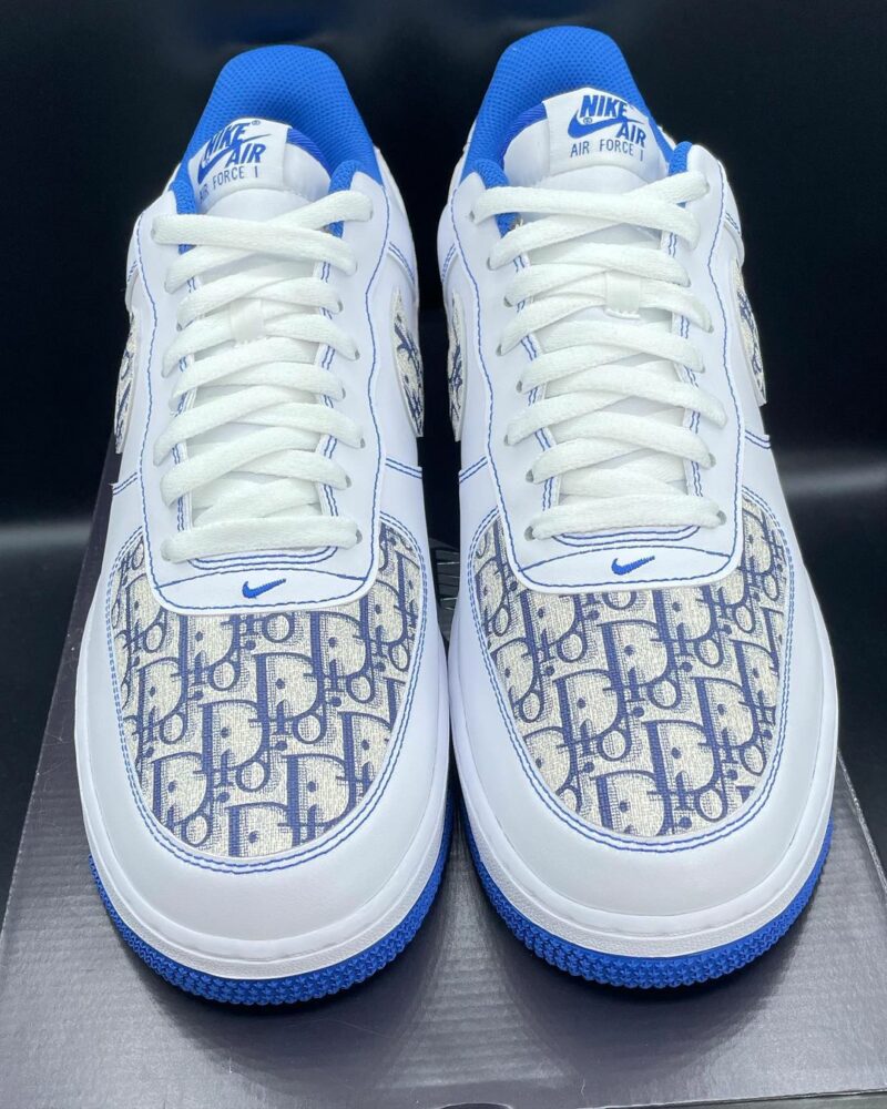 Blue Dior Air Force 1 Custom