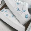 Blue Teal Butterfly Air Force 1 Custom