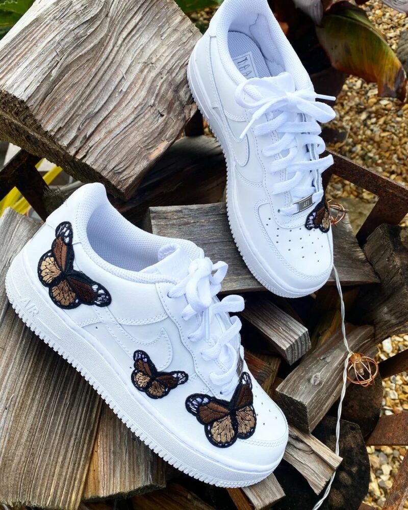 Brown Butterfly Air Force 1 Custom