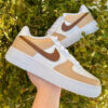 Brown Tan Air Force 1 Custom