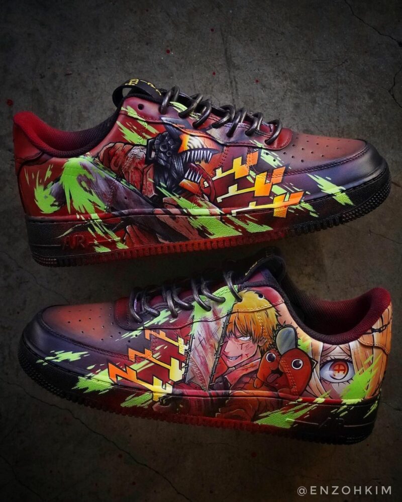 Chainsaw Man Air Force 1 Custom