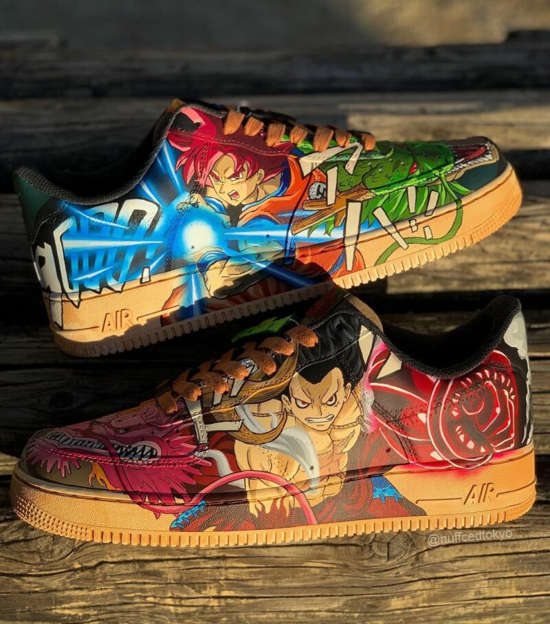 Dragon Ball x One Piece Air Force 1 Custom