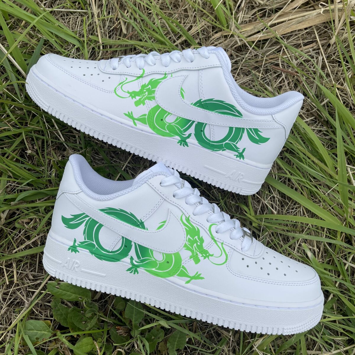 Dragon Green Air Force 1 Custom