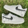 Drip Black Air Force 1 Custom