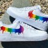 Drip Rainbow Air Force 1 Custom