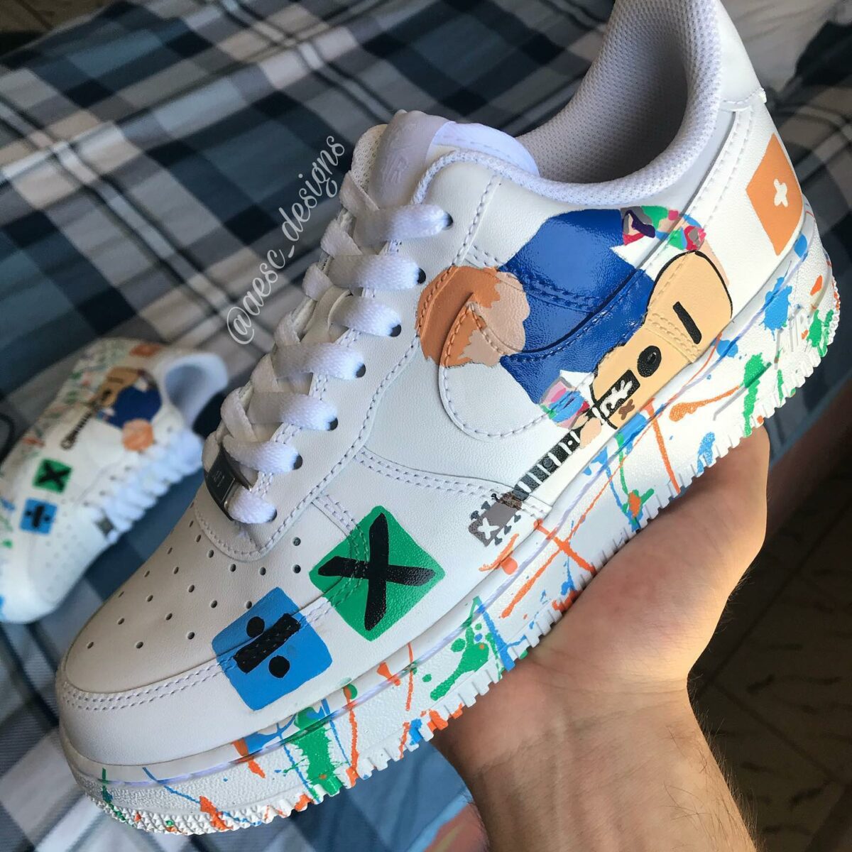 Ed Sheeran Air Force 1 Custom