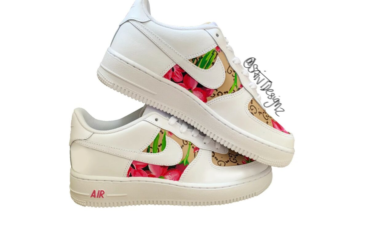 Flower Gucci Air Force 1 Custom