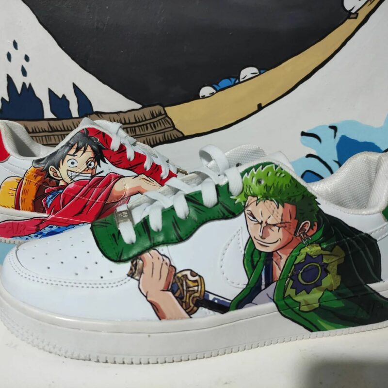 One Piece - Luffy and Zoro Air Force 1 Custom