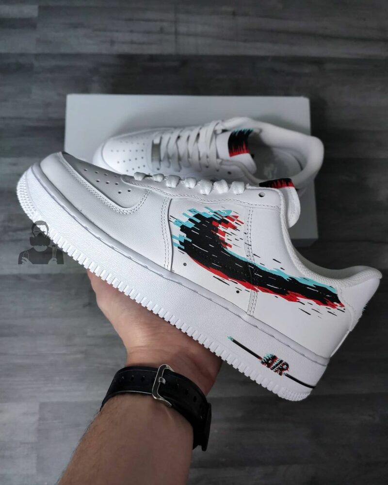 Glitch Air Force 1 Custom