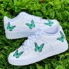 Green Butterfly Air Force 1 Custom