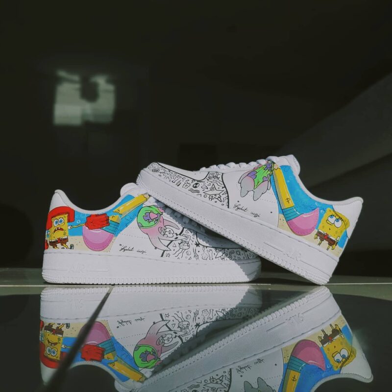 SpongeBob SquarePants Air Force 1 Custom