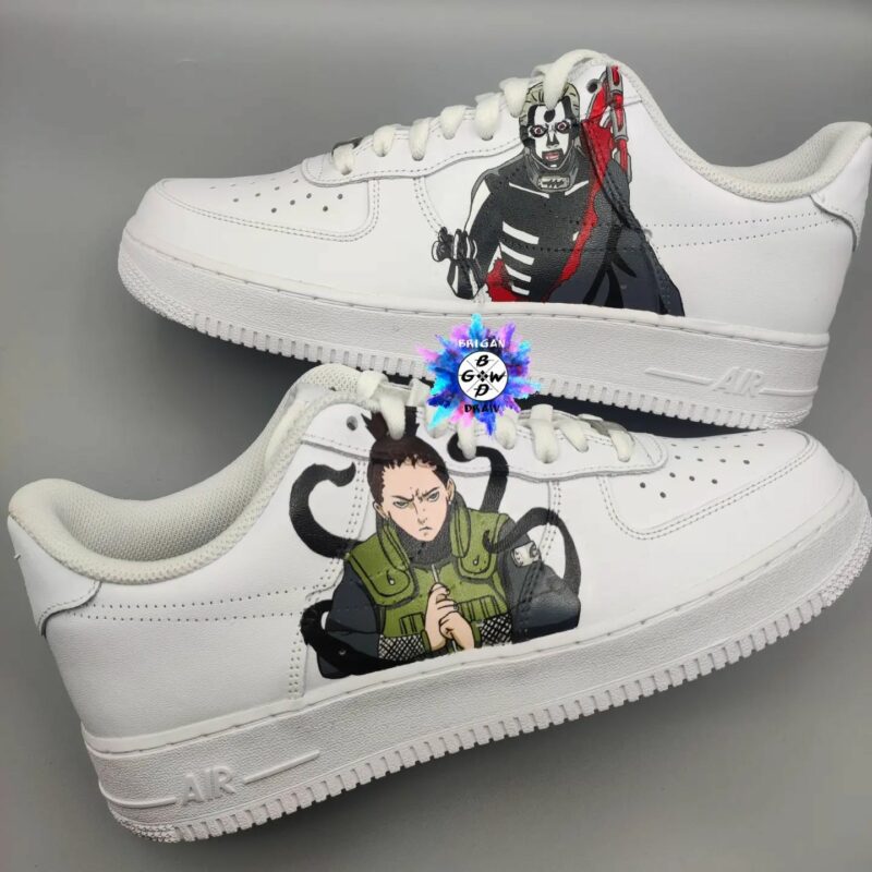 Hidan and Shikamaru Air Force 1 Custom