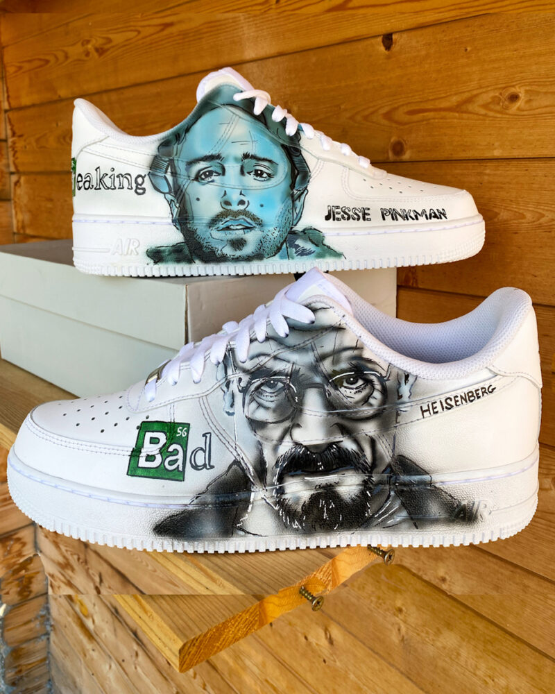 Jesse Pinkman x Heisenberg Air Force 1 Custom