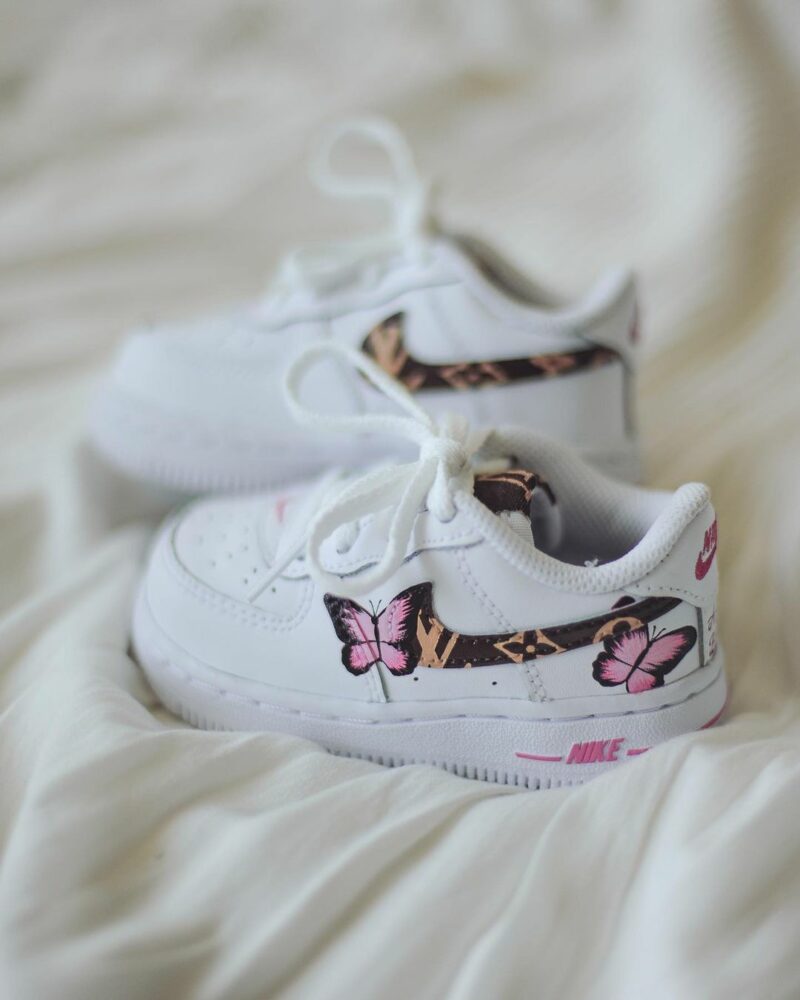 LV Butterfly Air Force 1 Custom