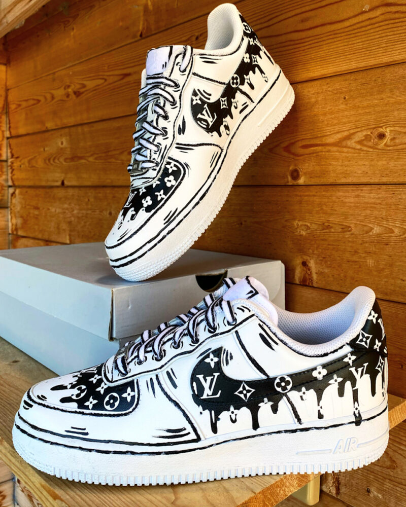 LV Cartoon Air Force 1 Custom