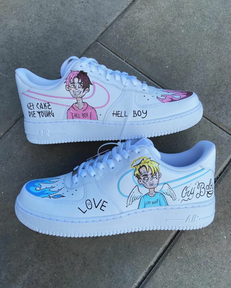 Lil Peep Air Force 1 Custom