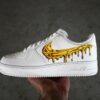 Liquid Gold Air Force 1 Custom