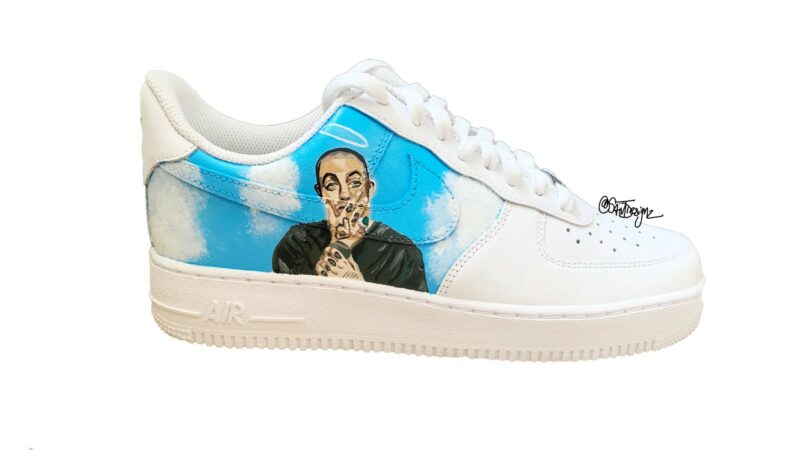 Mac Miller Air Force 1 Custom