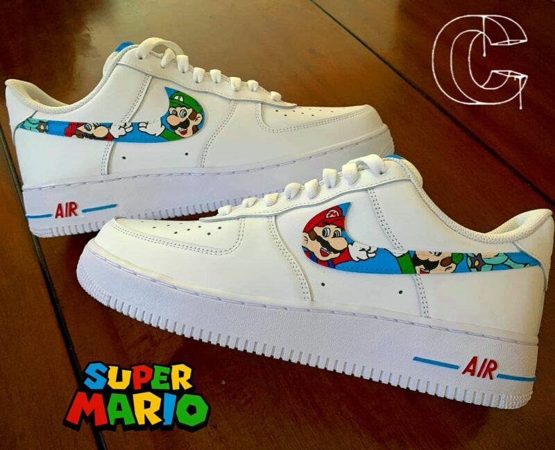 Mario x Luigi Air Force 1 Custom