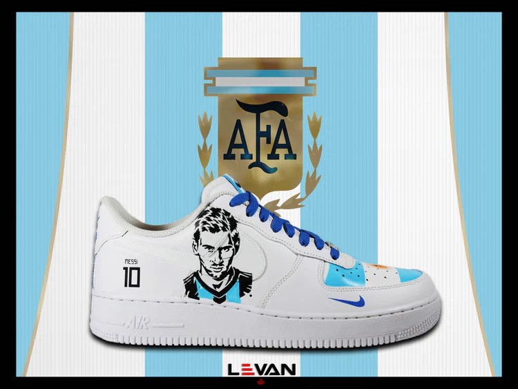 Messi Air Force 1 Custom