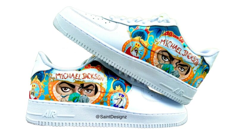 Michael Jackson Air Force 1 Custom