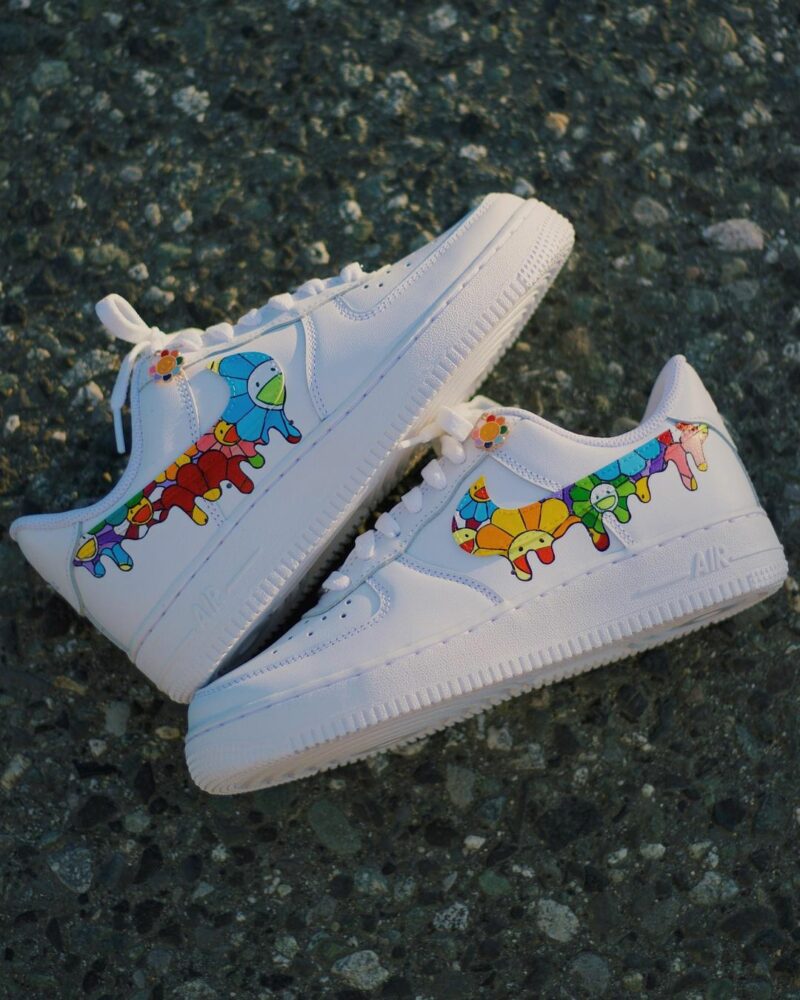 Murakami Drip Air Force 1 Custom