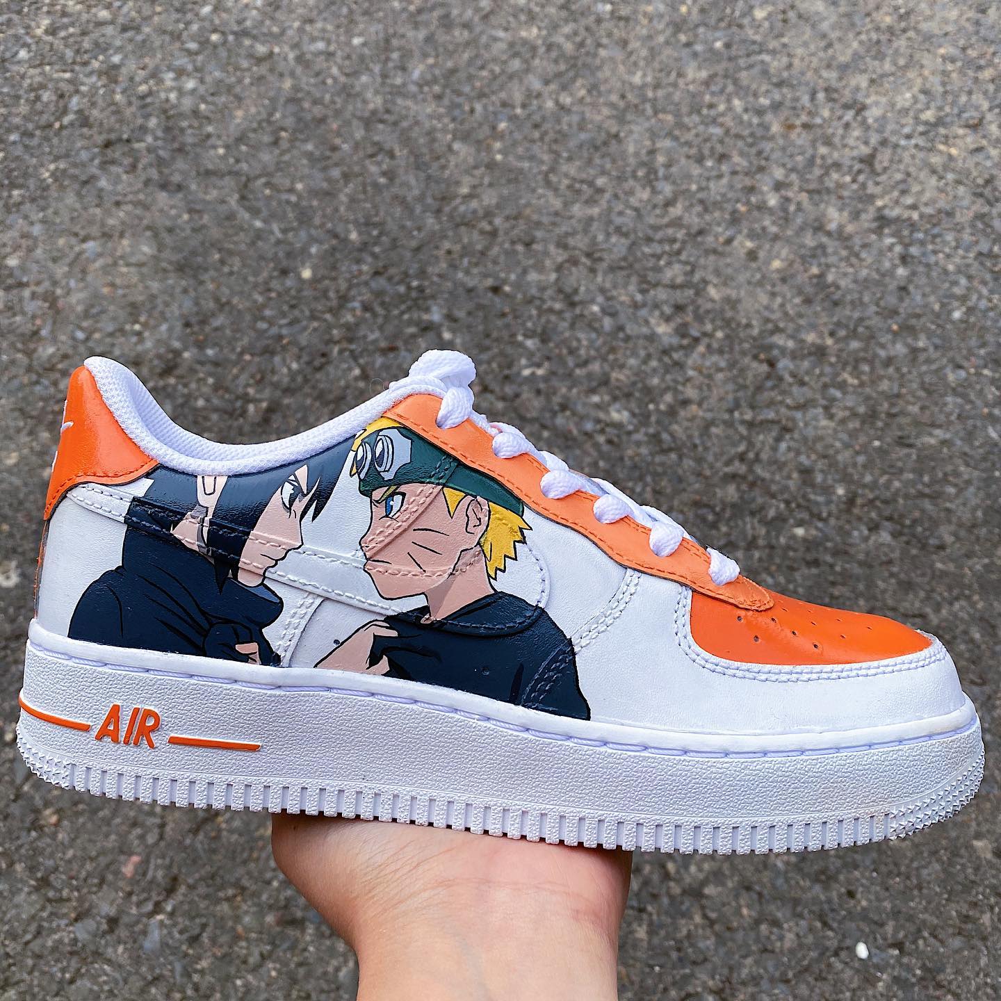 Naruto x Itachi Air Force 1 Custom, Hand Painted Gift, AF1 Sneakers ...