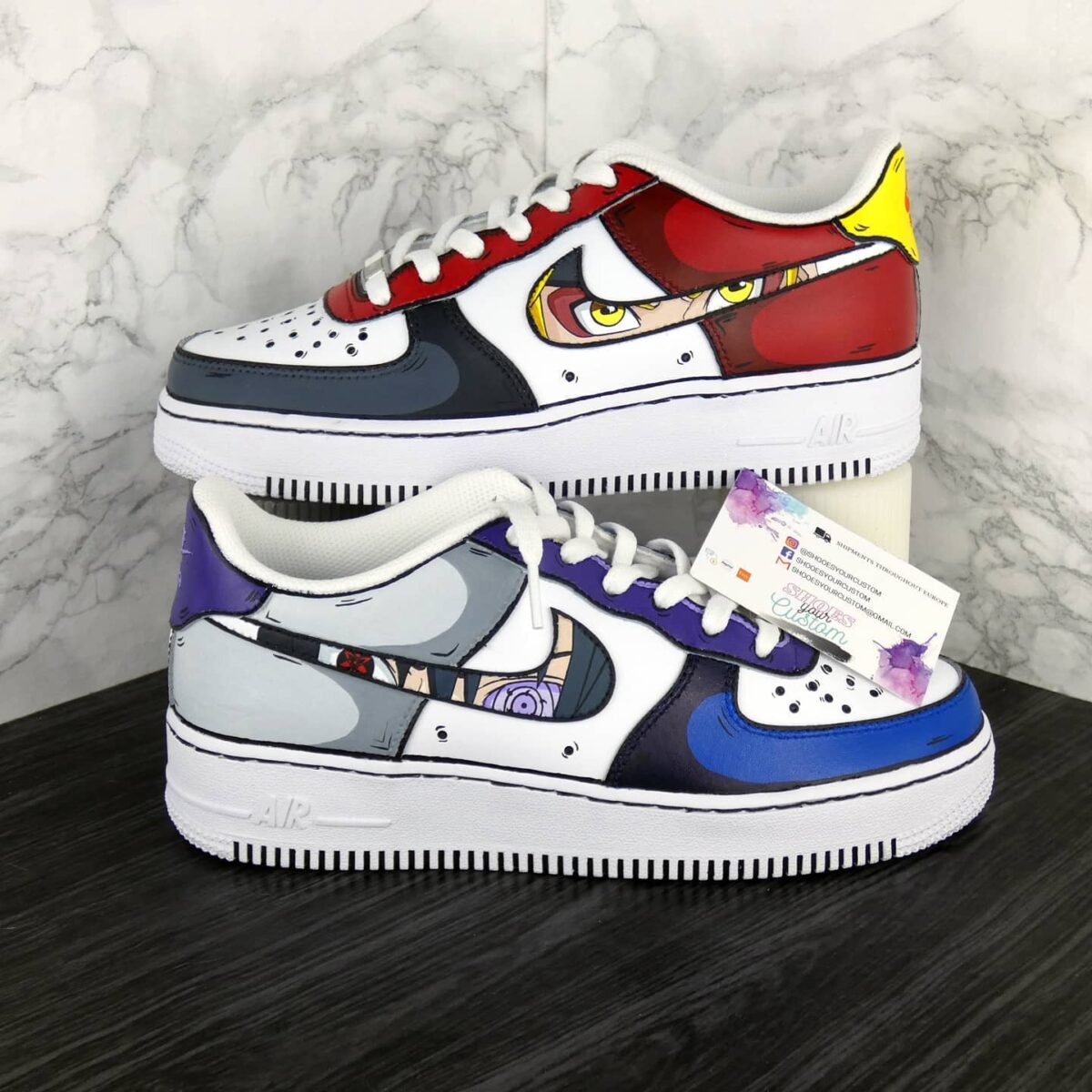 Naruto x Sasuke Air Force 1 Custom