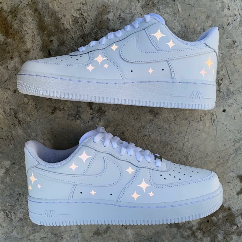 Reflective Sparkles Air Force 1 Custom