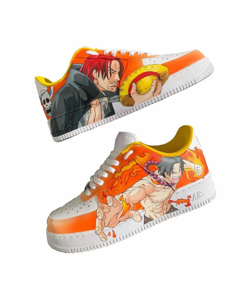 One Piece - Ace x Shanks Air Force 1 Custom