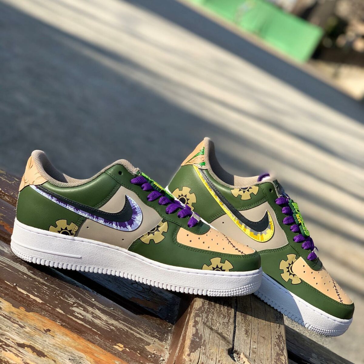 One Piece - Zoro x Enma Air Force 1 Custom