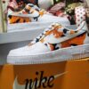 Orange Camo Air Force 1 Custom