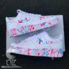 Pink Blue Neon Splatter Air Force 1 Custom