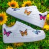 Pink Blue Orange Butterfly Air Force 1 Custom