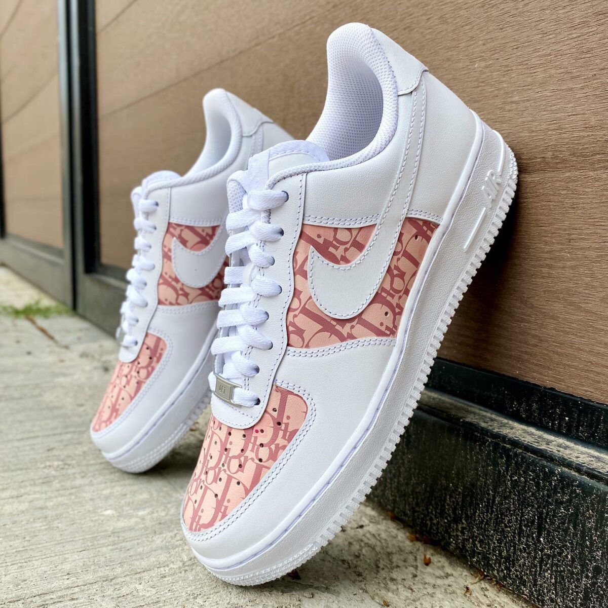 Pink Dior Air Force 1 Custom