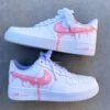 Pink Drip Luxury Air Force 1 Custom