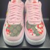 Pink Floral Air Force 1 Custom