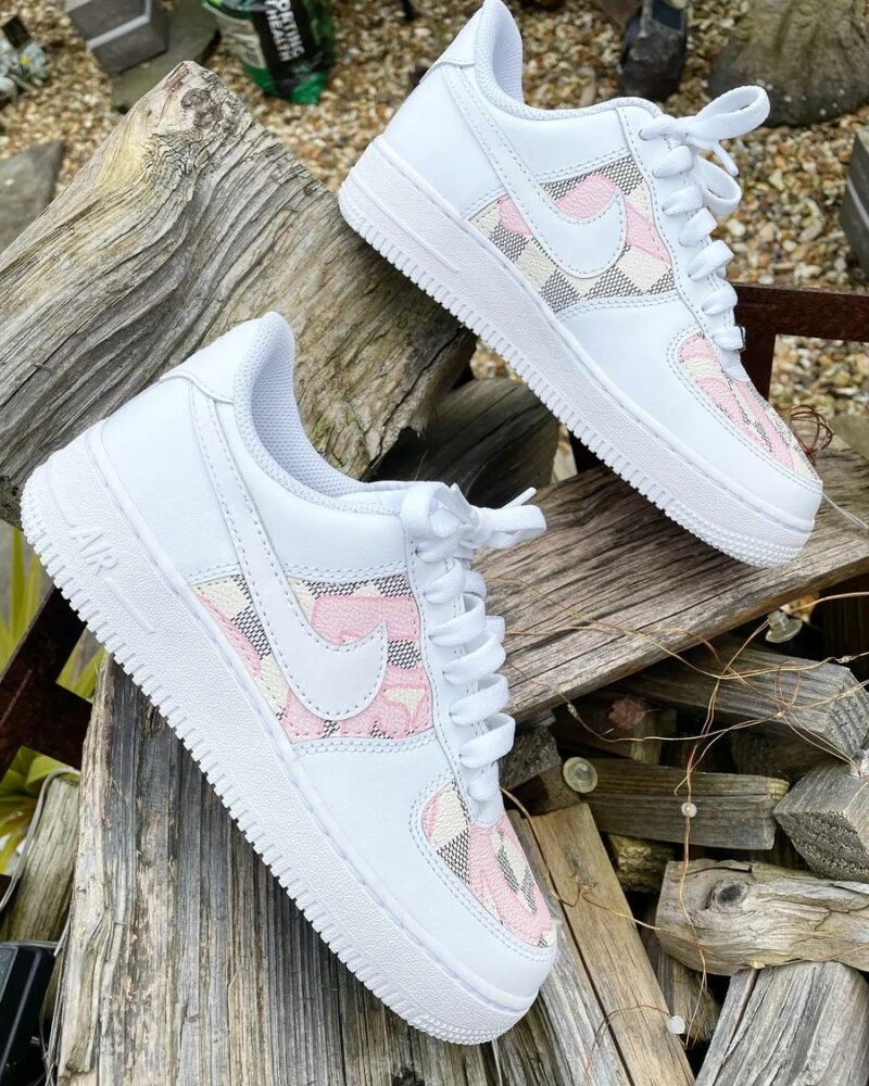 Pink Square Air Force 1 Custom