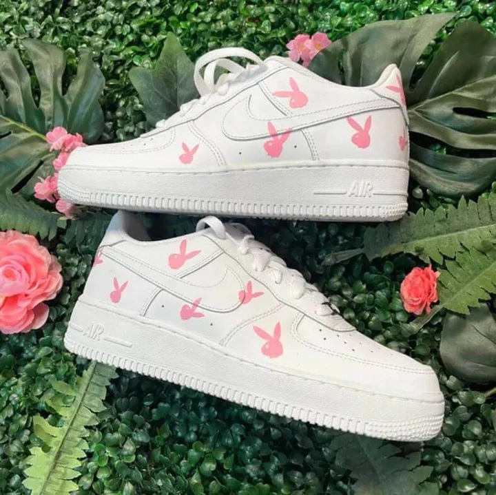 Playboy Pink Air Force 1 Custom