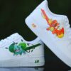 Pokemon - Bulbasaur x Charmander Air Force 1 Custom