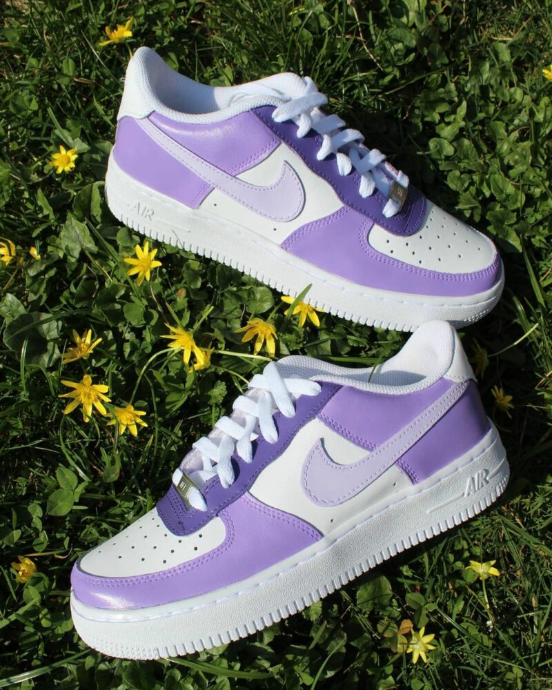 Purple Air Force 1 Custom 4786 - KingShooz Shop