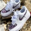 Purple Dior Air Force 1 Custom