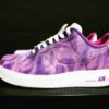 Purple Flame Air Force 1 Custom