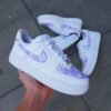 Purple Luxury Air Force 1 Custom