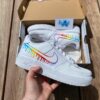 Rainbow Drip Air Force 1 Custom