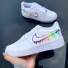 Rainbow Drip Air Force 1 Custom