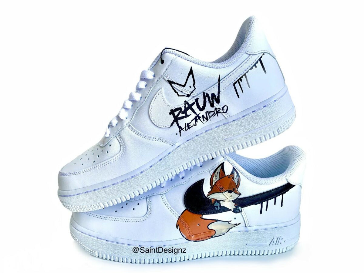 Rauw Alejandro Air Force 1 Custom